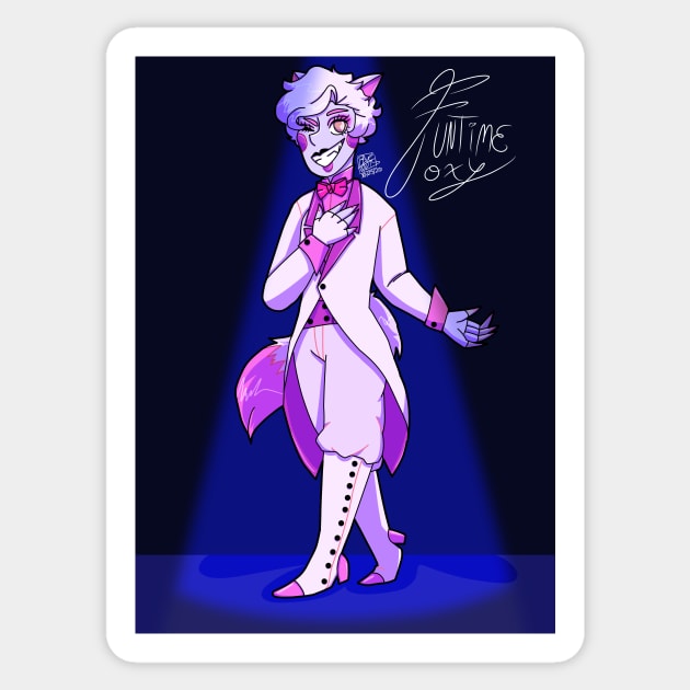 Funtime Foxy Gijinka Sticker by spaceagebarbie